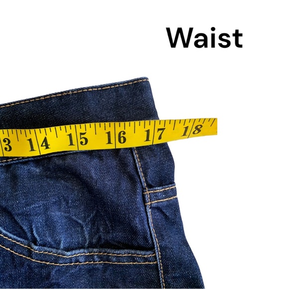 5/$20 Hypercrush blue brown khaki mix denim shorts M - Picture 5 of 7